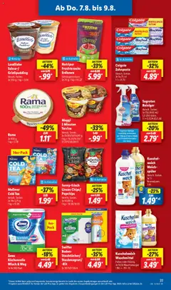 Lidl Prospekt München - gültig ab dem 04.08.2025 | Seite: 55 | Produkte: Kuschelweich, Zahnpasta, Paprika, Pfirsich