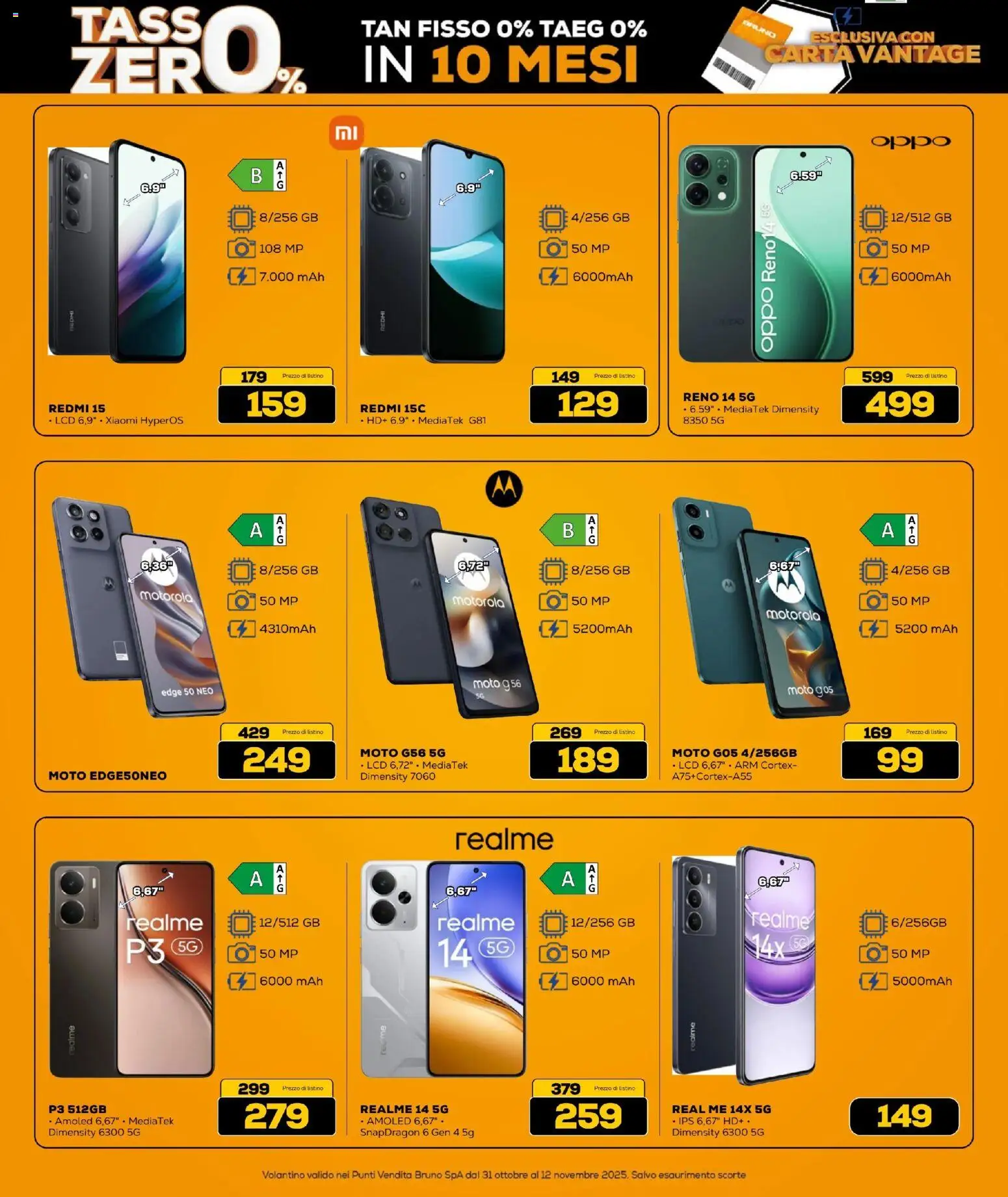 Volantino BRUNO del 31.10.2025 | Pagina: 5 | Prodotti: Xiaomi