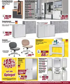 Poco Prospekt 	 - gültig ab dem 02.08.2025 | Seite: 5 | Produkte: Schminktisch, Wandspiegel, Garderobenschrank, Unterschrank