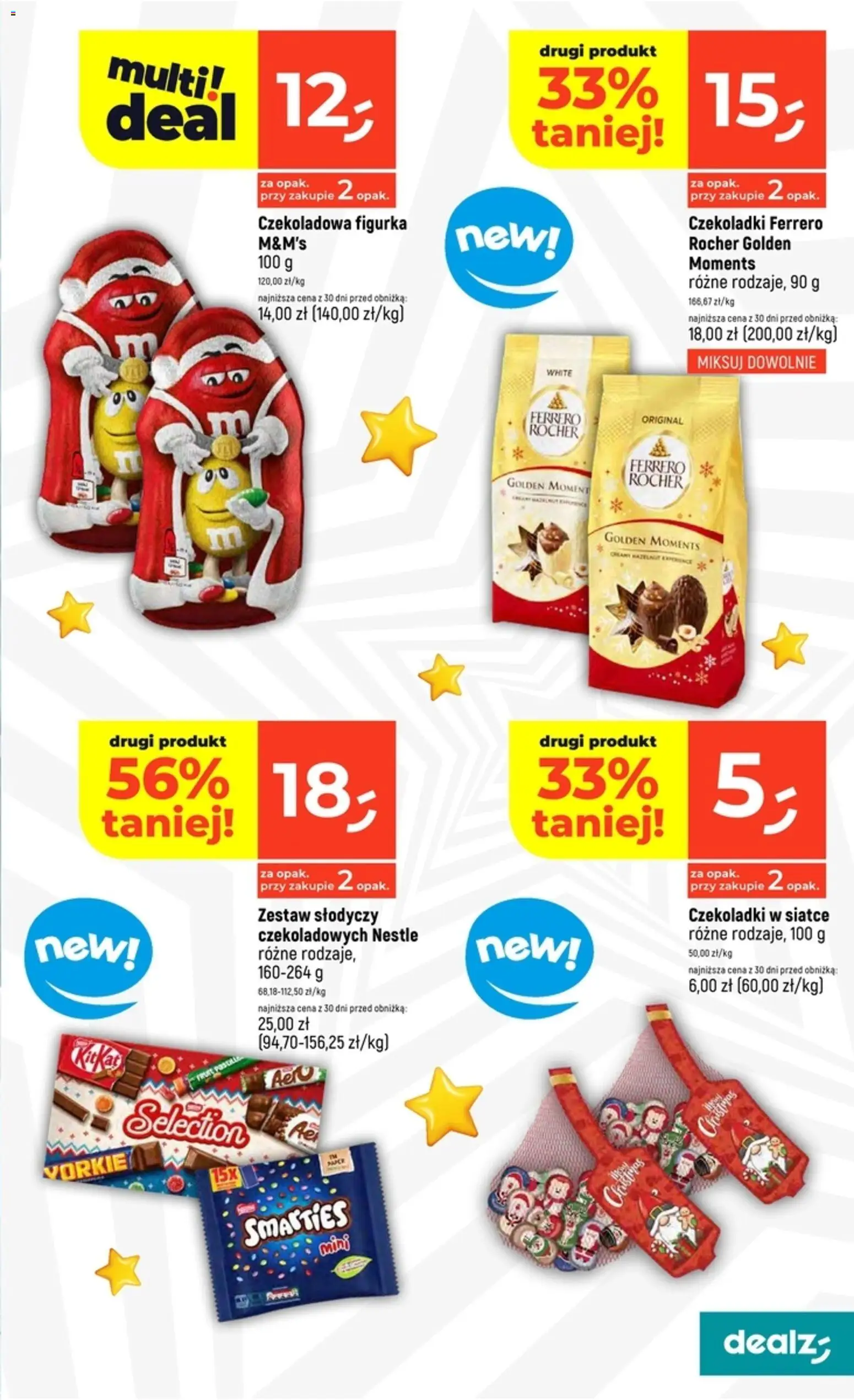 Dealz Gazetka od 13.11.2025 | Strona: 29 | Produkty: Czekoladowa, Czekoladki, M&M's, Ferrero rocher