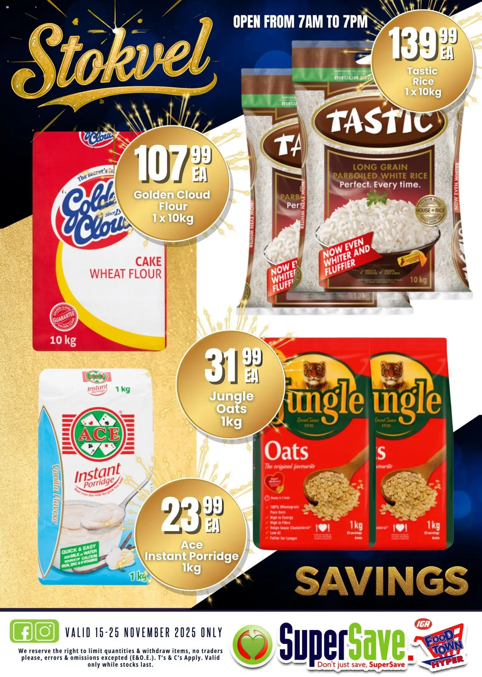 New Super Save catalogue – valid from 15.11.2025 | Page: 46 | Products: Cake, Milk, Rice, Water