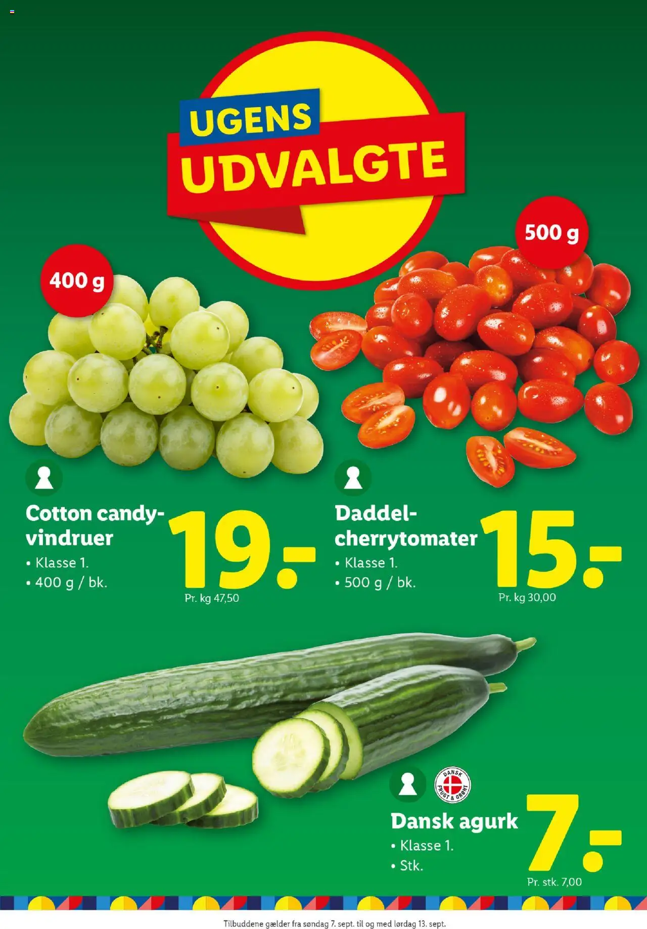 Lidl tilbudsavis – gyldig fra 11.09.2025 | Side: 16 | Produkter: Cherrytomater, Vindruer