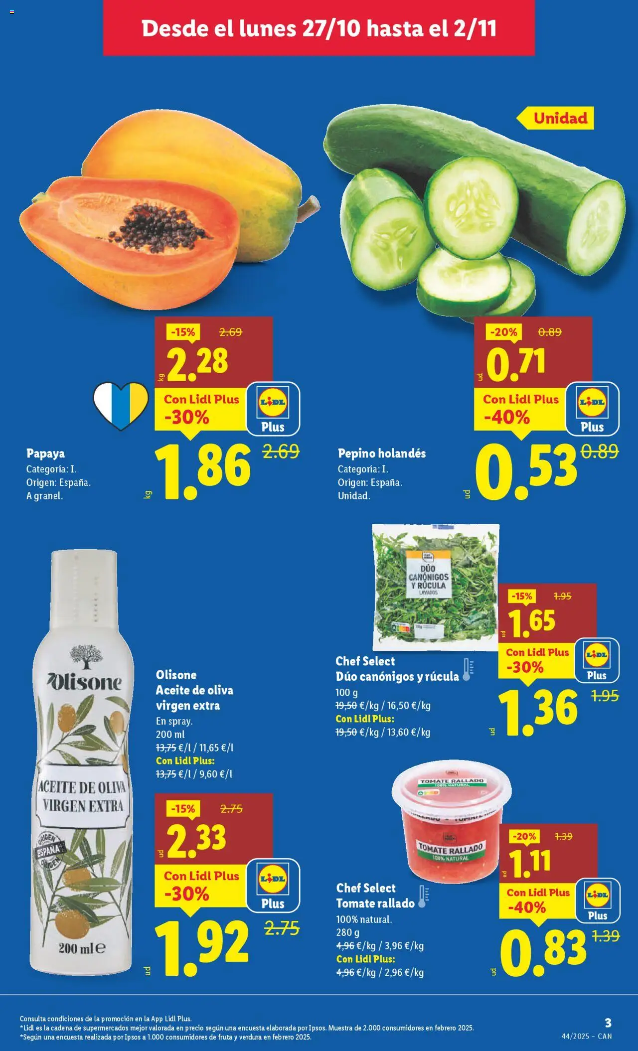 Lidl - Canarias │ válido desde el 27.10.2025 | Página: 5 | Productos: Στιγμιαίος καφές, Aceite, Aceite de oliva, Aceite de oliva virgen extra