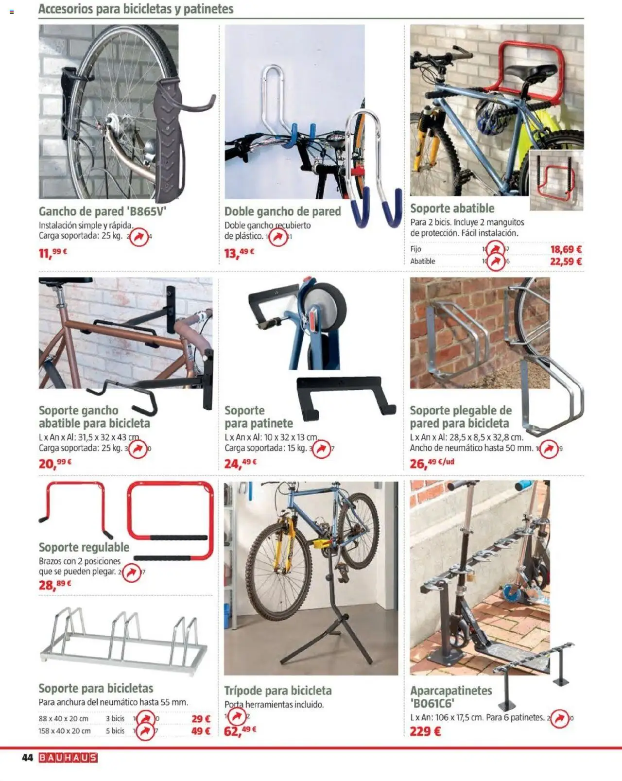 Bauhaus - Camping │ válido desde el 19.05.2025 | Página: 44 | Productos: Bicicleta, Patinete