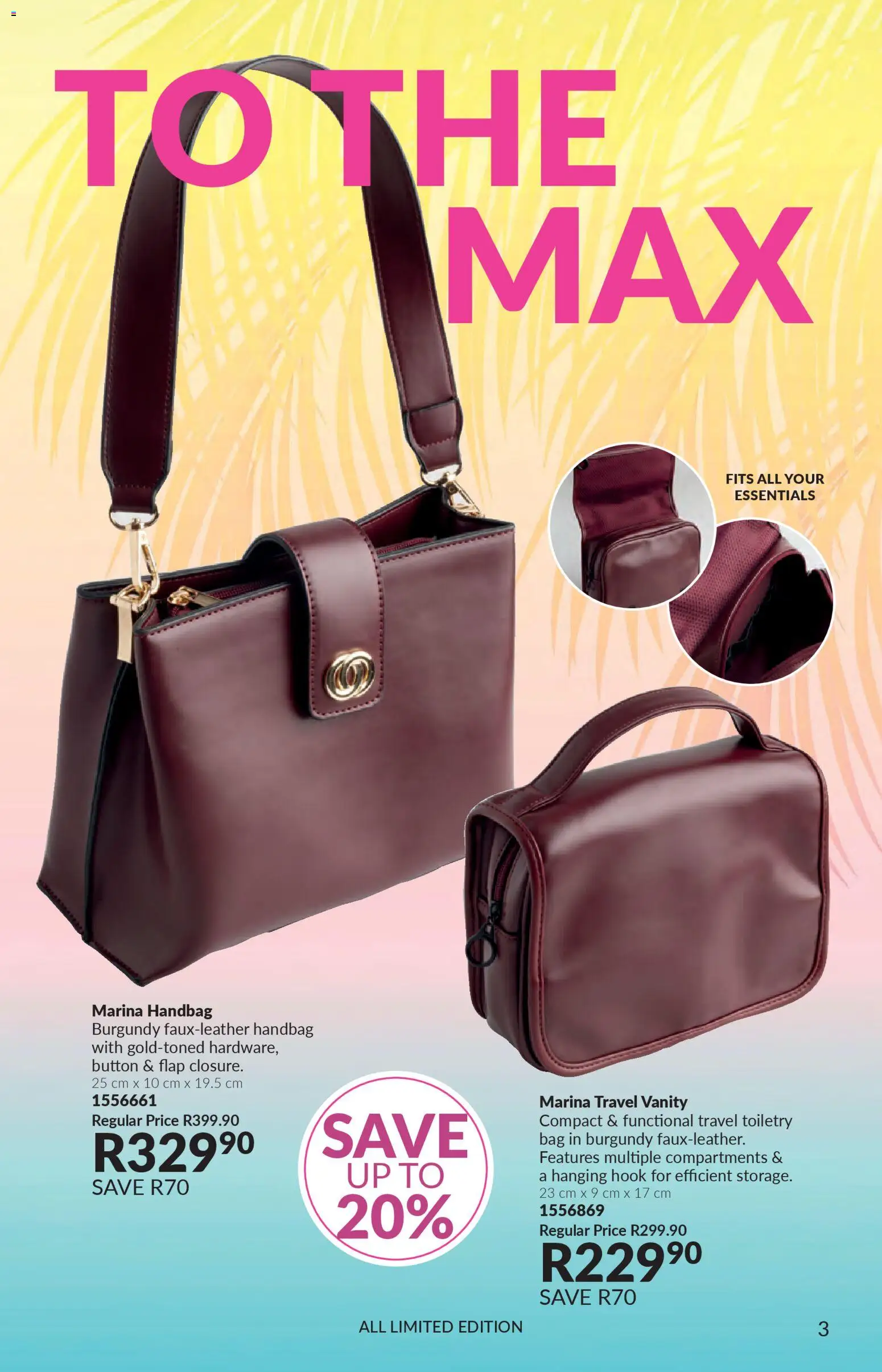 New Avon catalogue – valid from 30.11.2025 | Page: 3 | Products: Handbag, Bag