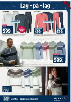 Forhåndsvisning av Sport 1 kundeavis gyldig fra 01.12.2025 | Side: 9 | Produkter: Суміш дитяча, Strikk