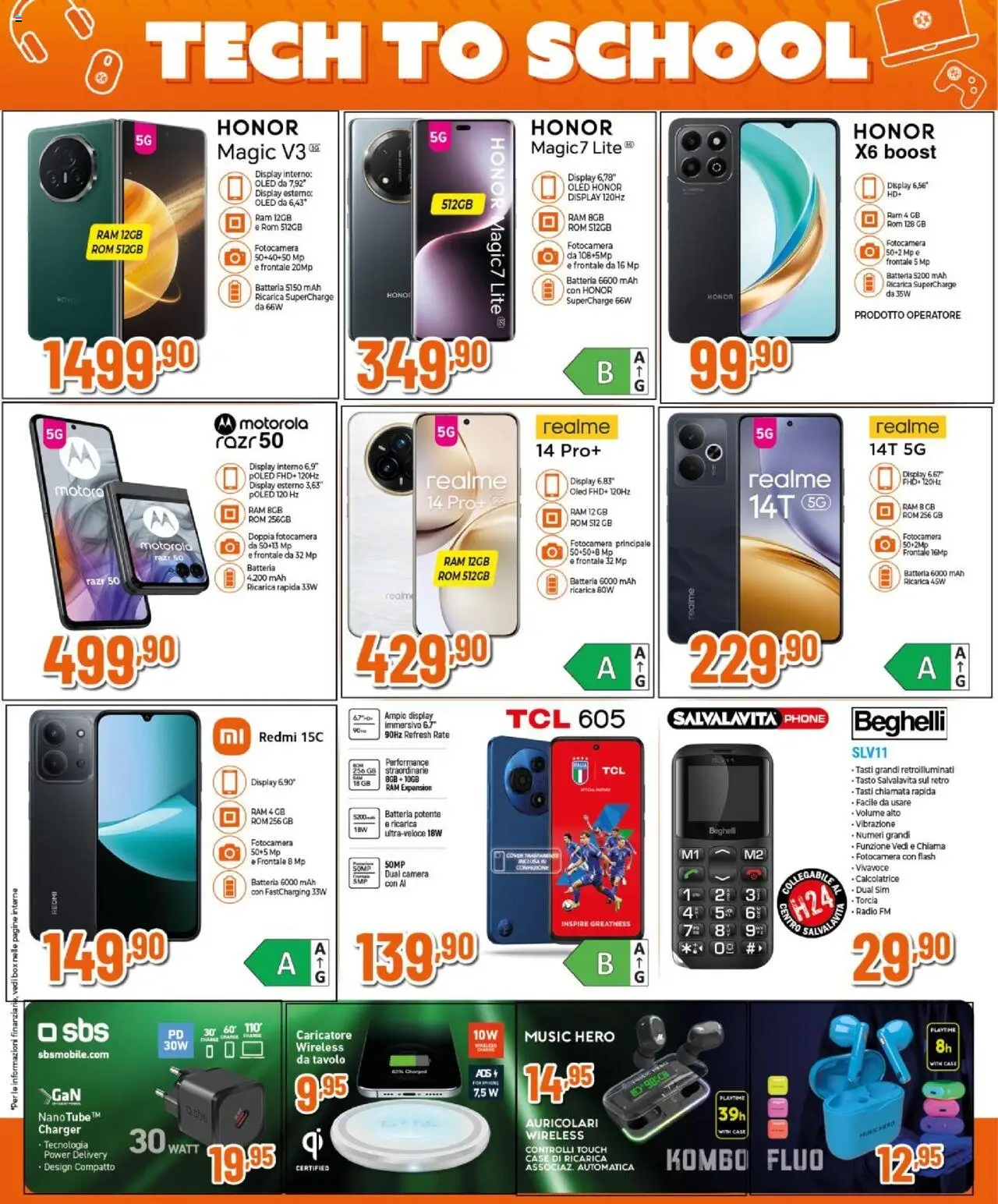 Volantino Expert del 14.08.2025 | Pagina: 9 | Prodotti: Torcia, Radio, Calcolatrice, Batteria