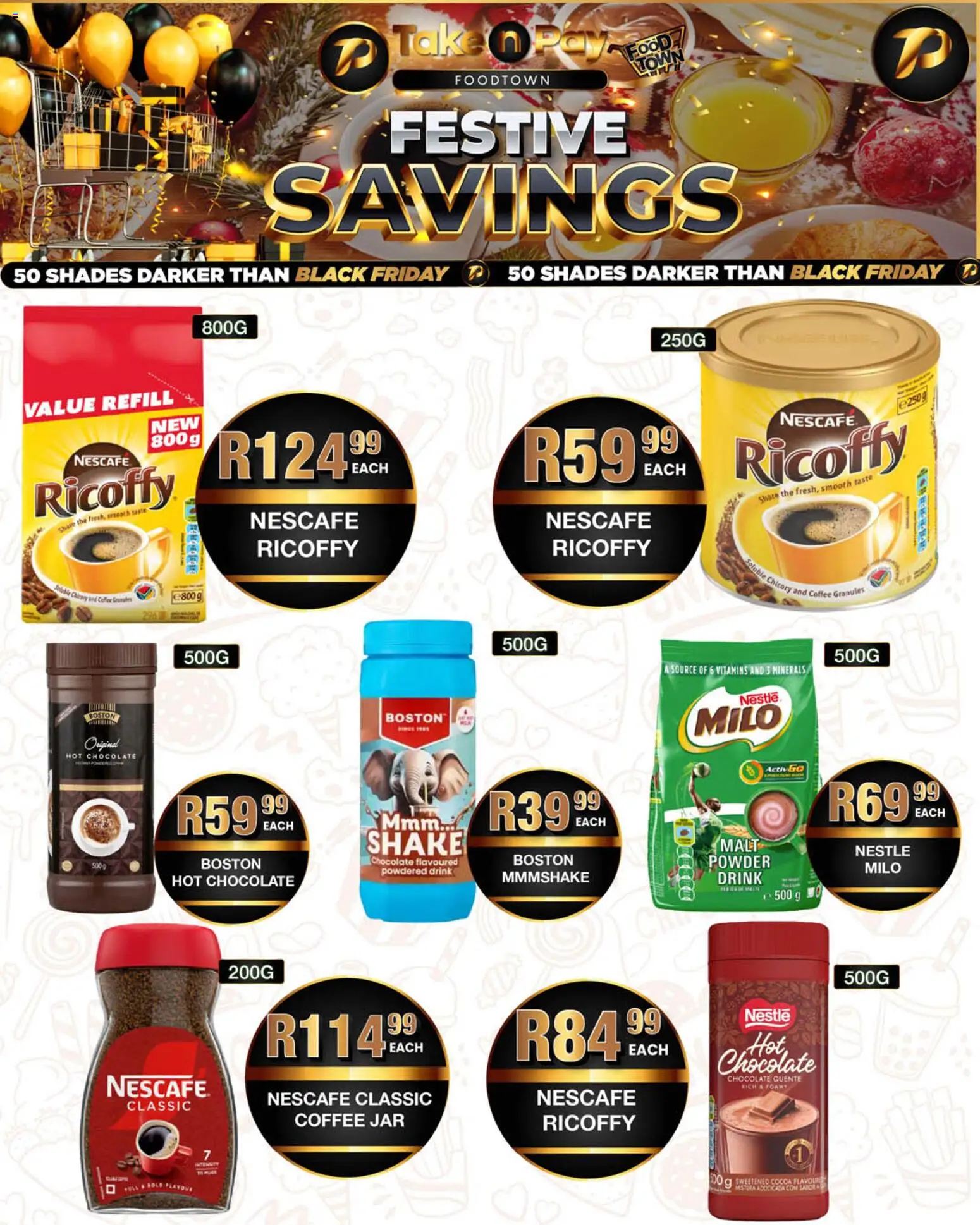 New Take n Pay catalogue – valid from 15.12.2025 | Page: 10 | Products: Hot chocolate, Vitamins, Coffee, Powder
