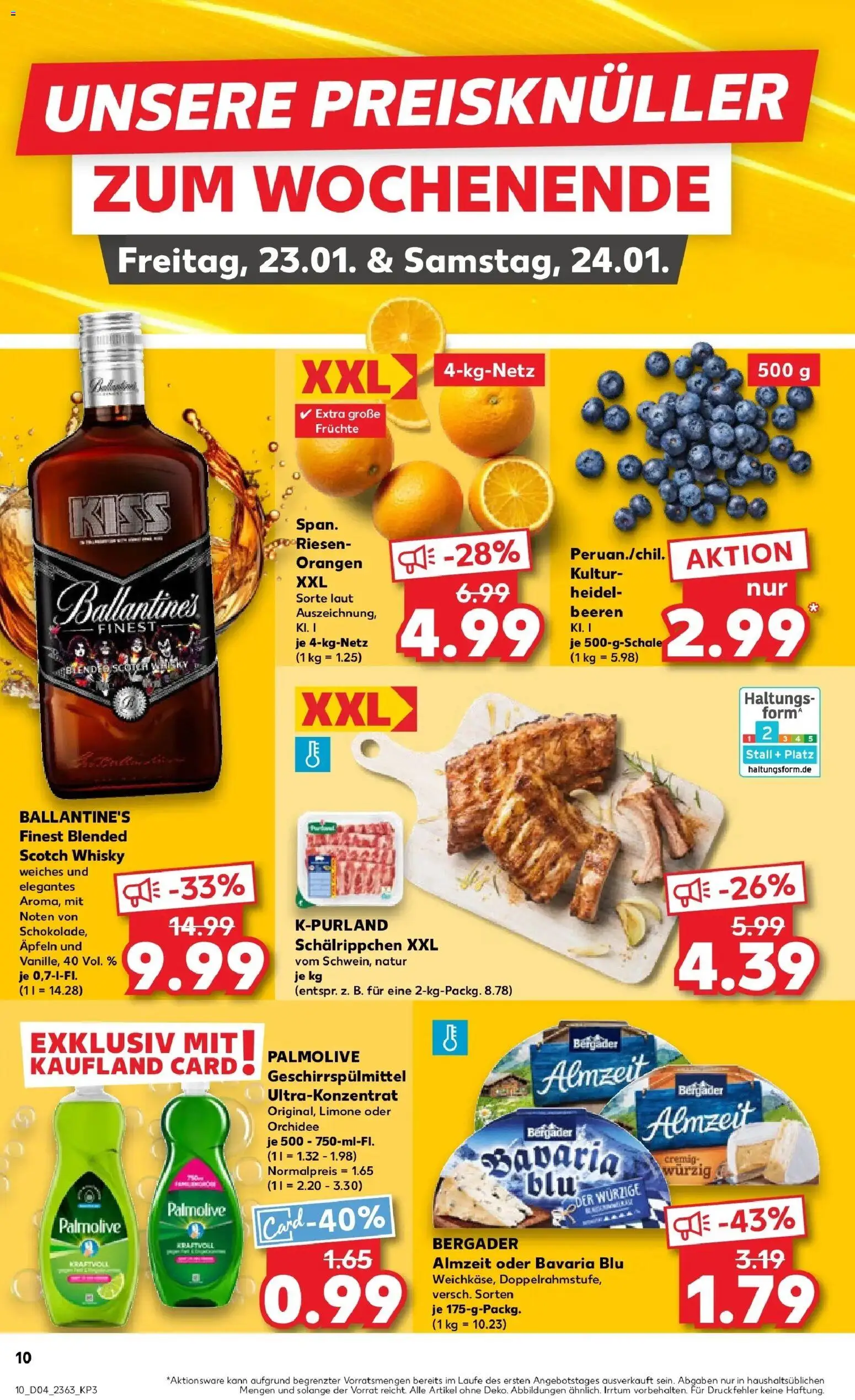 Kaufland prospekt Amberg	 – gültig ab 22.01.2026 | Seite: 12 | Produkte: Whisky, Orchidee, Orangen, Geschirrspülmittel