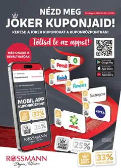 Rossmann - Szórólap - amely érvényes a következő dátumtól: 19.01.2026