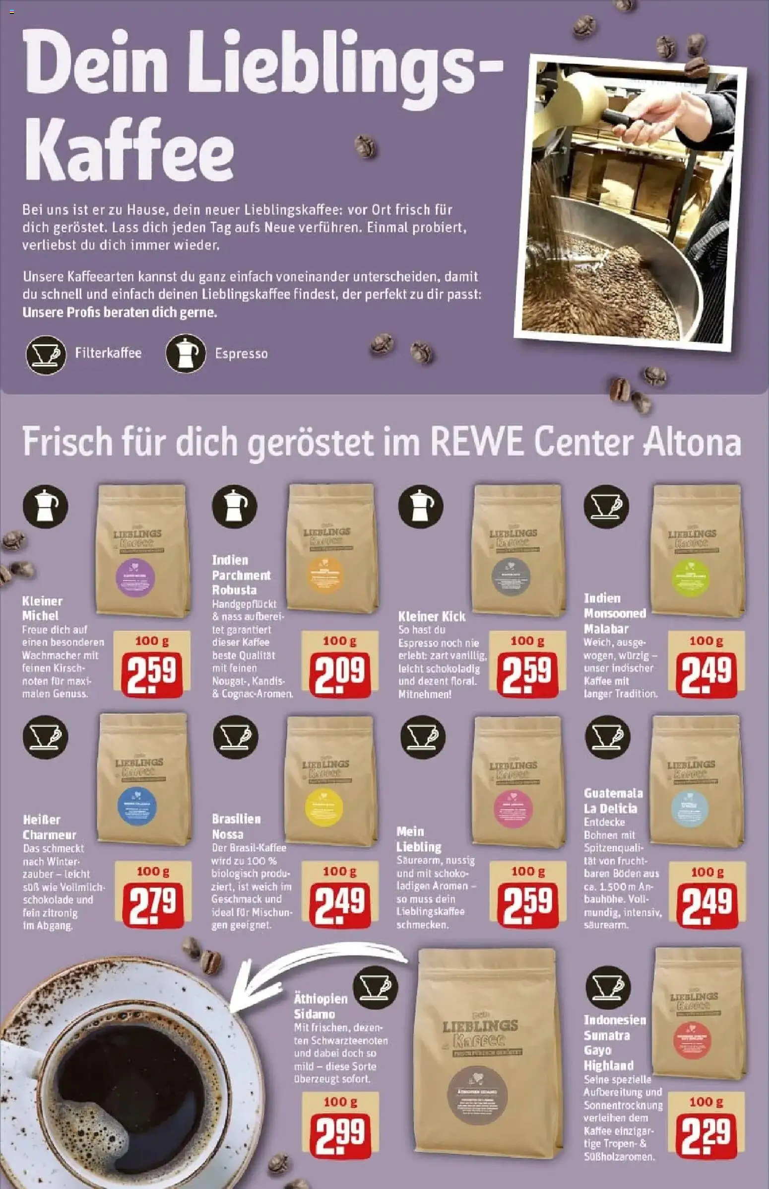 Rewe prospekt Hamburg / Wandsbek	 – gültig ab 23.11.2025 | Seite: 14 | Produkte: Kaffee, Schokolade