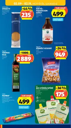Aldi Akciós újság - amely érvényes a következő dátumtól: 05.02.2026 | Oldal: 32 | Termékek: Tökmag, Kesudió, Olaj, Cukor