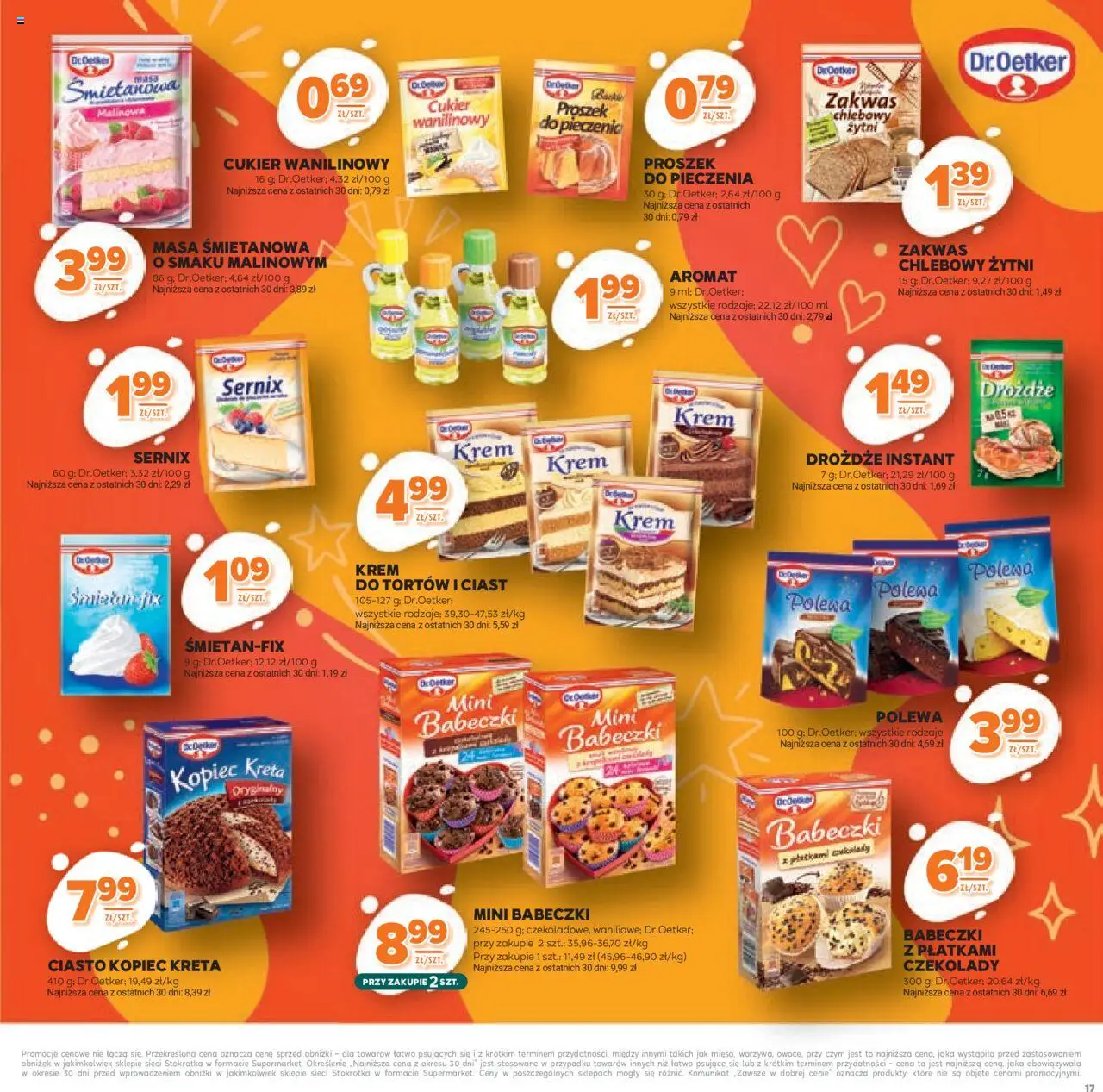 Stokrotka Gazetka - Katalog Kulinarny od 12.06.2025 | Strona: 17 | Produkty: Zakwas, Ciasto, Kopiec Kreta, Babeczki