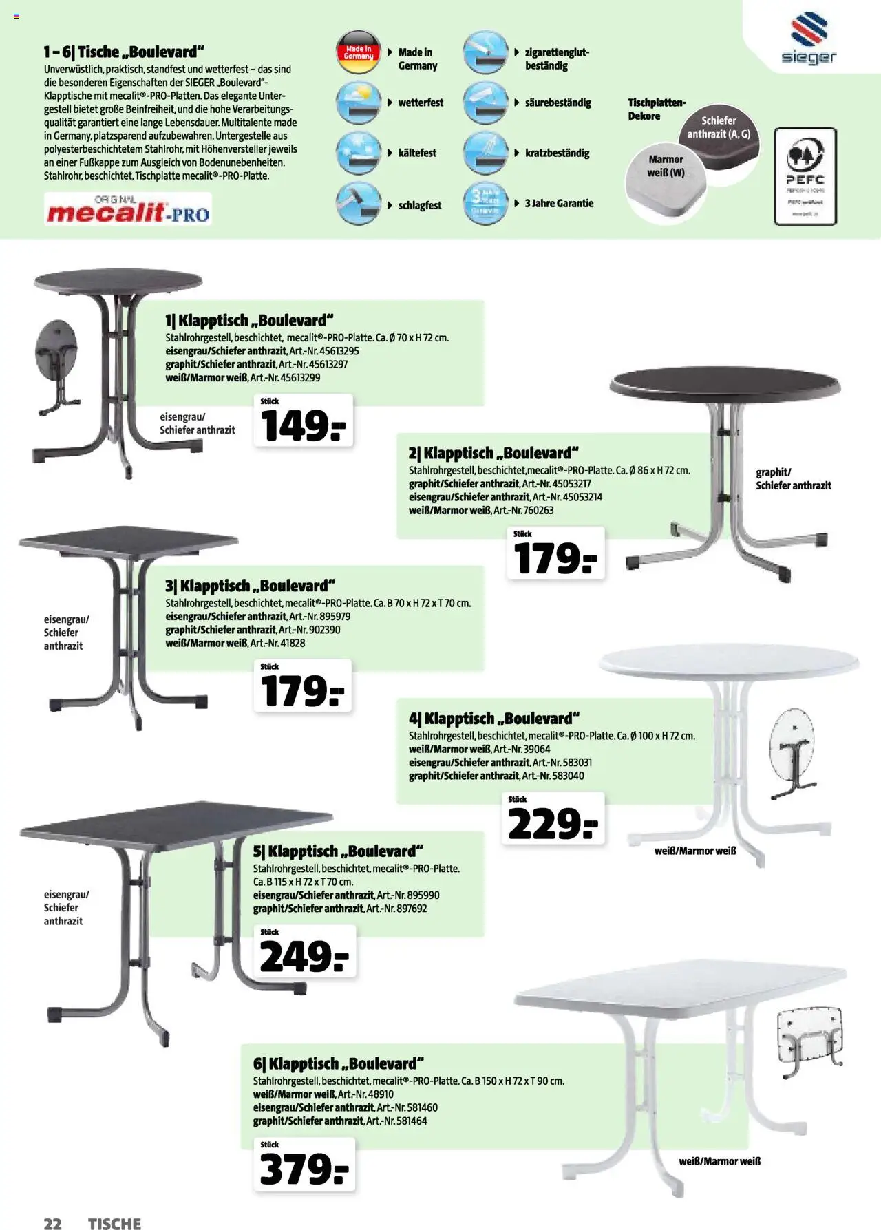 Hagebau Gartenkatalog 2025 gültig ab 05.03.2025 | Seite: 22 | Produkte: Tasche, Gartenmöbel