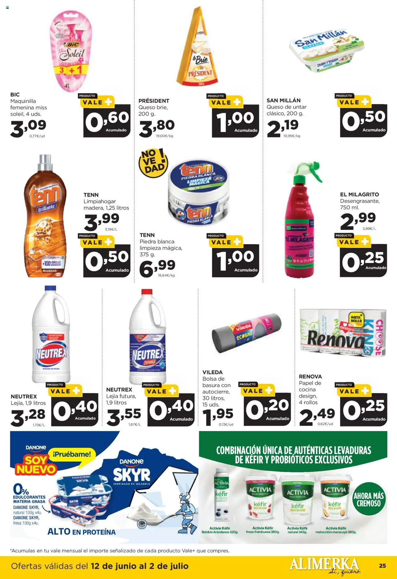 Alimerka folleto Asturias │ válido desde el 12.06.2025 | Página: 27 | Productos: Πισίνα, Queso, Bolsa, Cocina