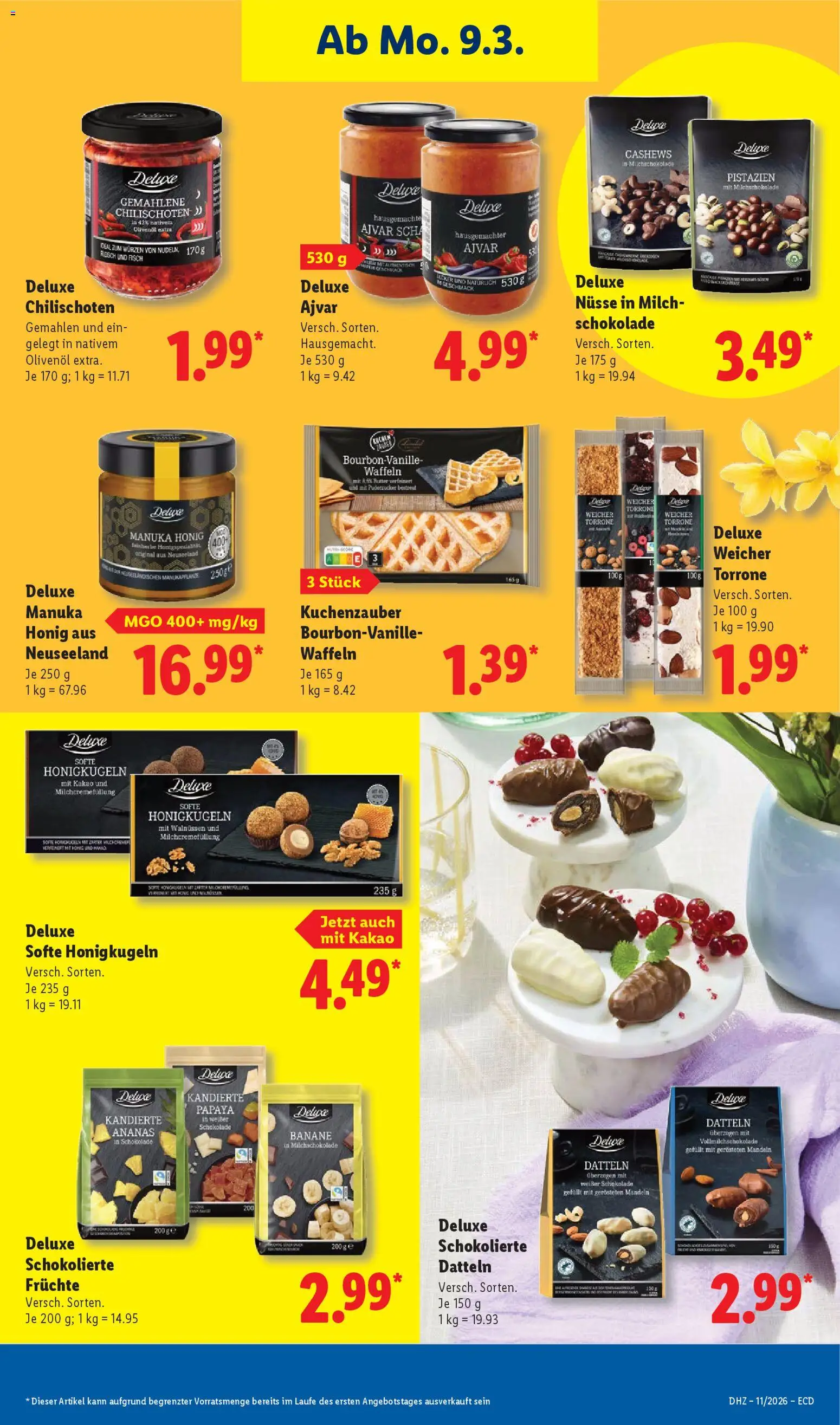 Lidl - Prospekt – gültig ab 09.03.2026 | Seite: 19 | Produkte: Butter, Olivenol, Ananas, Pistazien