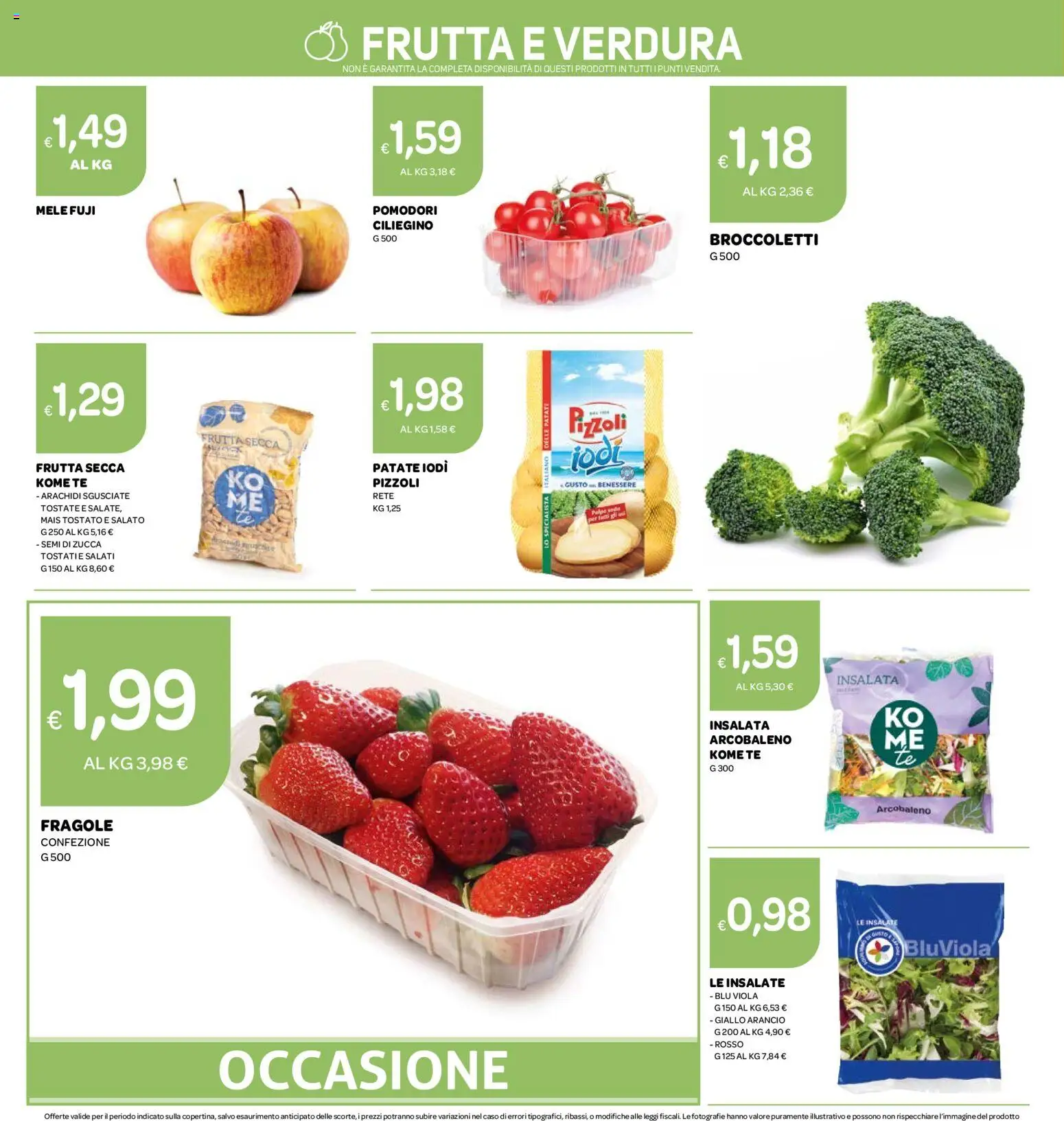 Volantino Ekom del 10.03.2026 | Pagina: 6 | Prodotti: Frutta, Pomodori, Zucca, Arachidi