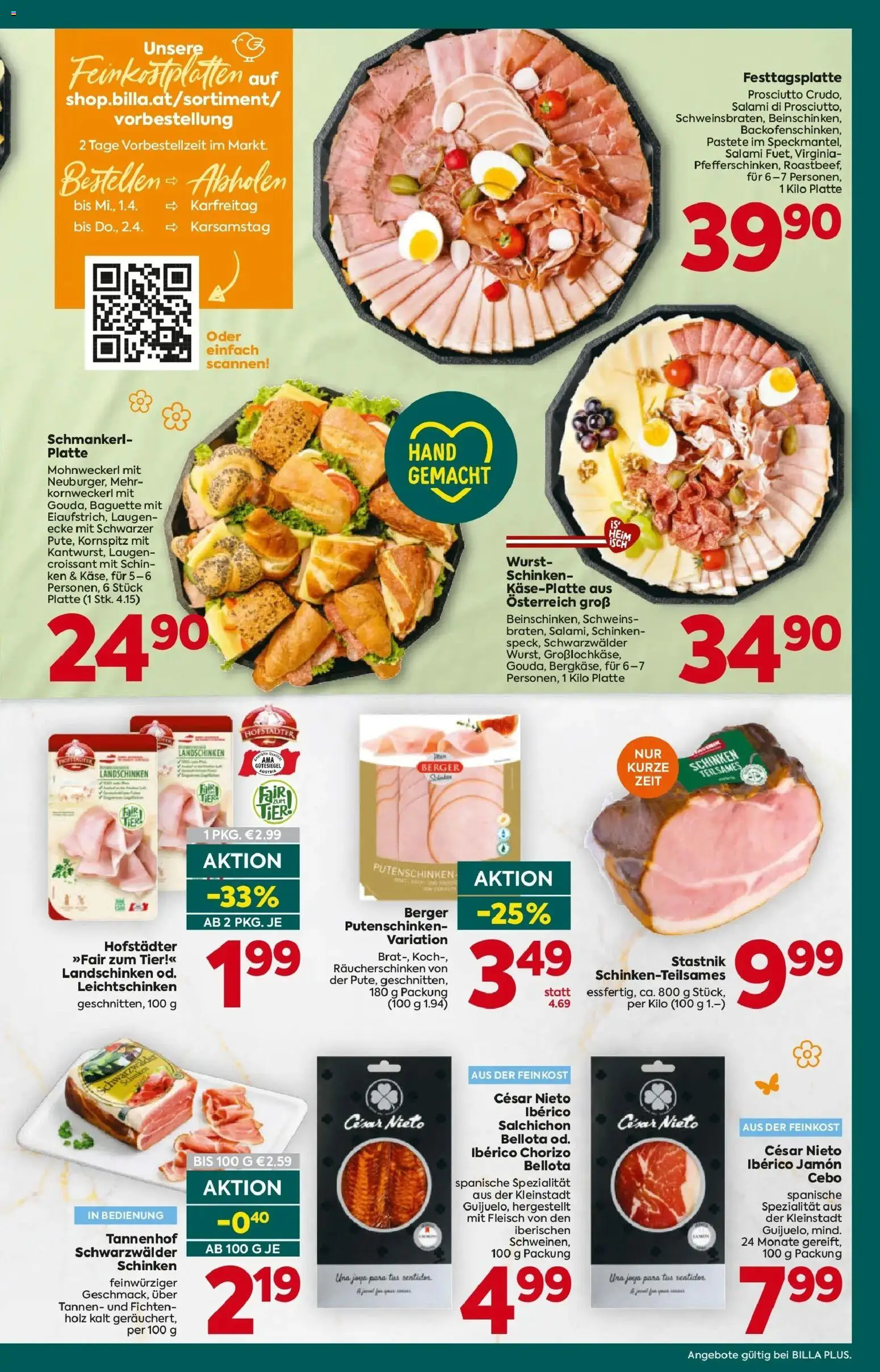 Billa Plus Flugblatt - Niederösterreich gültig ab 19.03.2026 | Seite: 13 | Produkte: Wurst, Jääkaappipakastin, Salami, Schinken