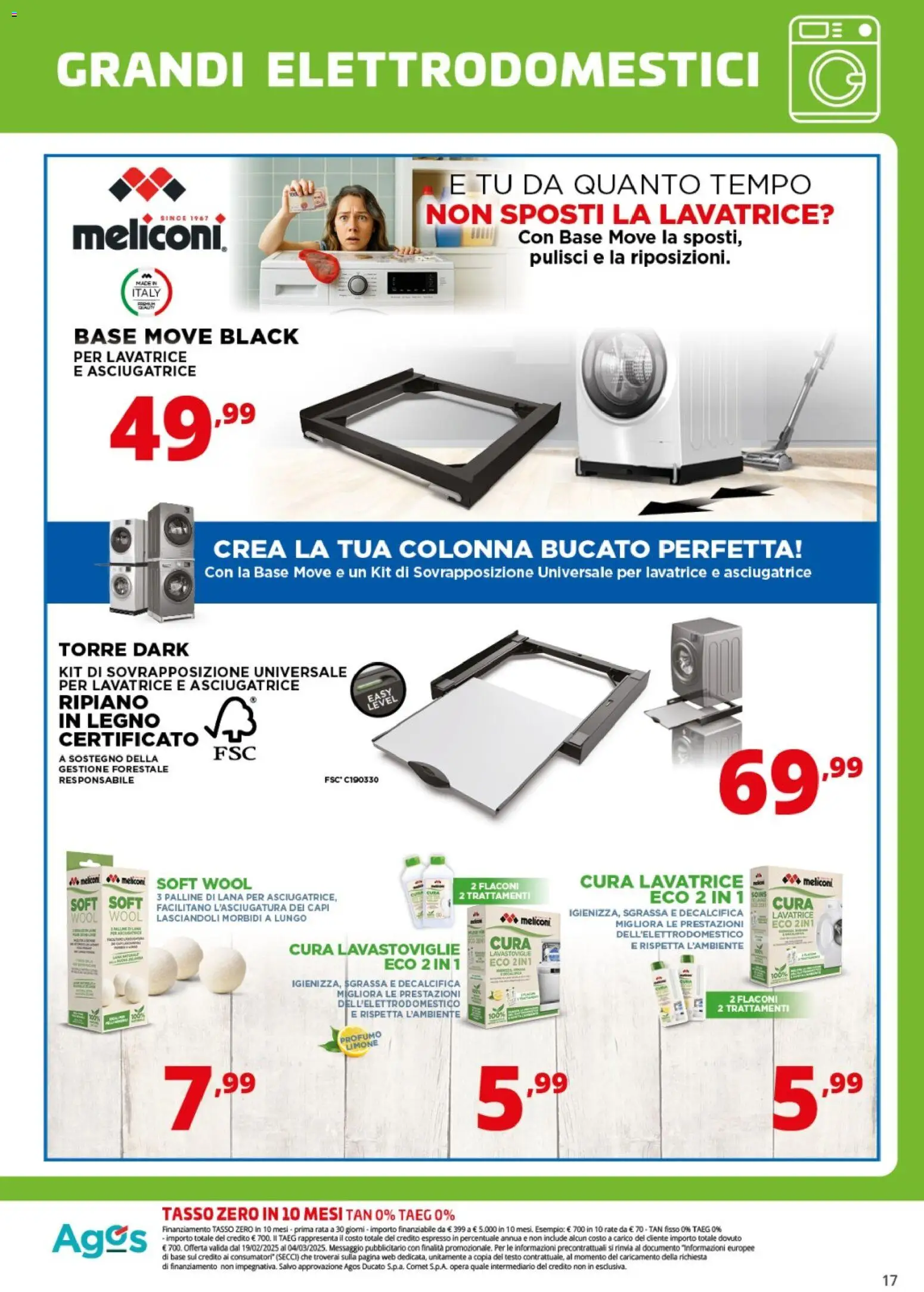 Volantino Comet del 24.02.2026 | Pagina: 17 | Prodotti: Limone, Asciugatrice, Lavastoviglie, Profumo