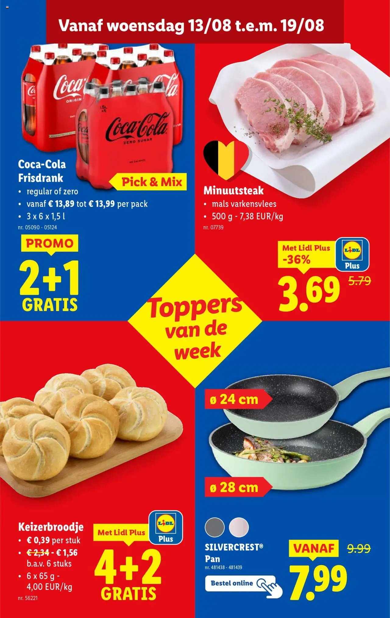  | Pagina: 2 | Producten: Steak, Varkensvlees, Frisdrank, Pan