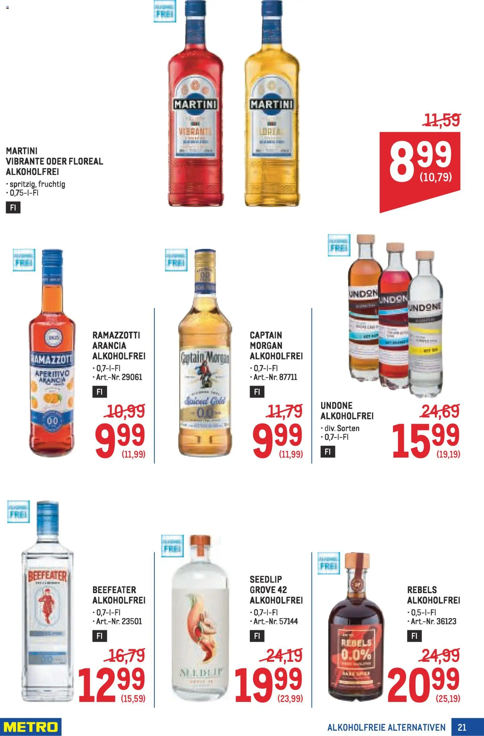 Metro  Wein und Spirituosen Spezial gültig ab 22.01.2026 | Seite: 21