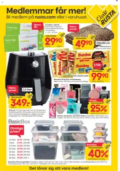 Rusta reklamblad aktuell från 11.08.2025 | Sida: 15 | Produkter: Förvaringslådor, Doft, Chokladkaka, Oreo