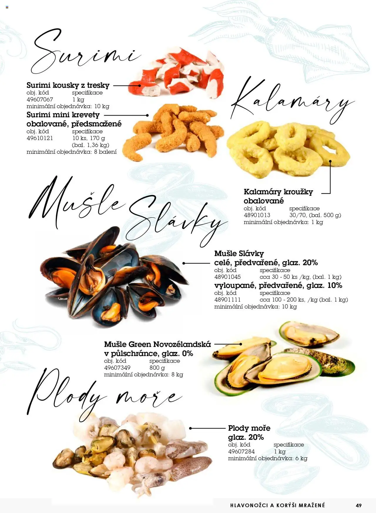 Jip katalog ryby 2024/25 od 30.12.2024 | Strana: 49 | Produkty: Surimi, Krevety