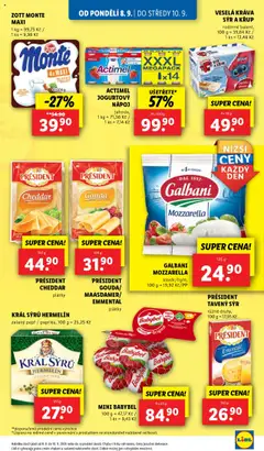 PRÉSIDENT GOUDA/ MAASDAMER/ EMMENTAL, Gouda/ Maasdamer/ Emmental cheese slices od 08.09.2025 | Strana: 17