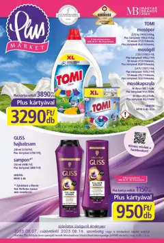 Plus Market Akciós újság - amely érvényes a következő dátumtól: 07.08.2025