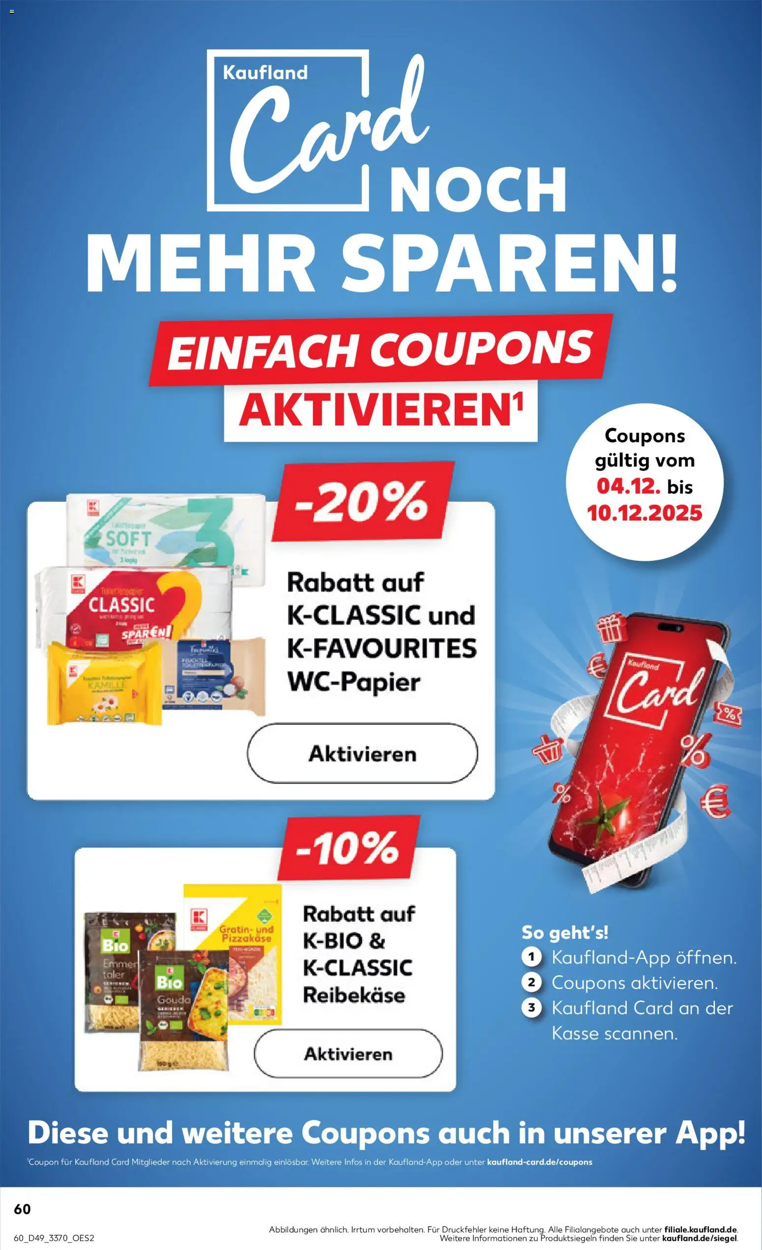 Kaufland prospekt Berlin	 – gültig ab 04.12.2025 | Seite: 60 | Produkte: Gouda, Reibekase