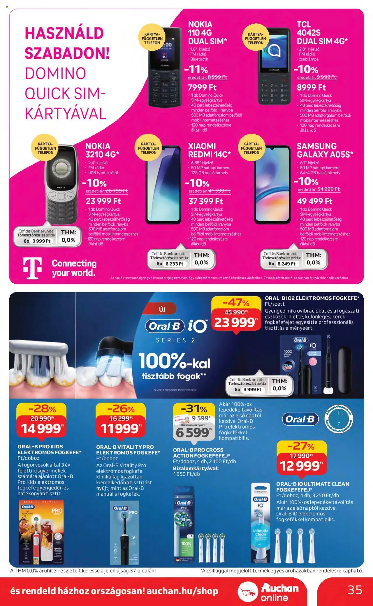 Auchan akciós ujság - amely érvényes a következő dátumtól: 21.08.2025 | Oldal: 35 | Termékek: Rádió, Kamera, USB, Fogkefe