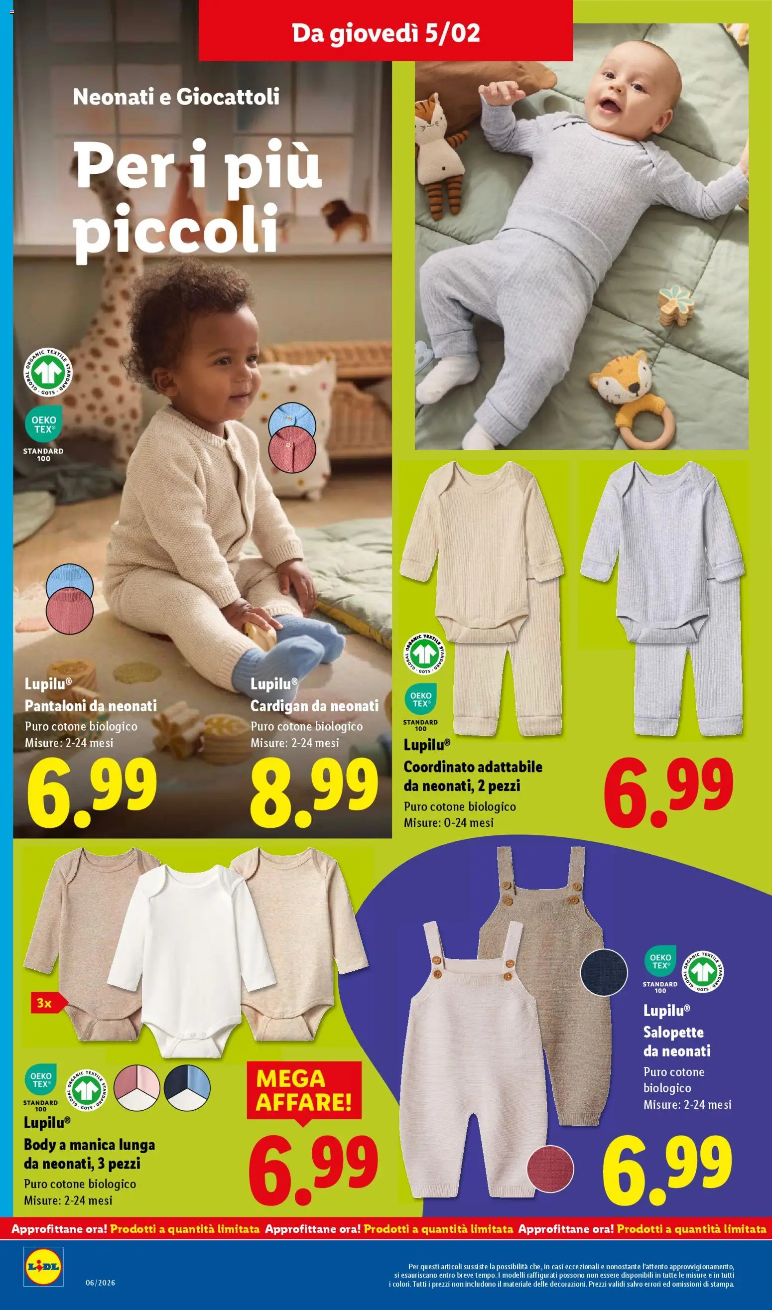 Volantino Lidl del 02.02.2026 | Pagina: 38 | Prodotti: Pantaloni, Cardigan