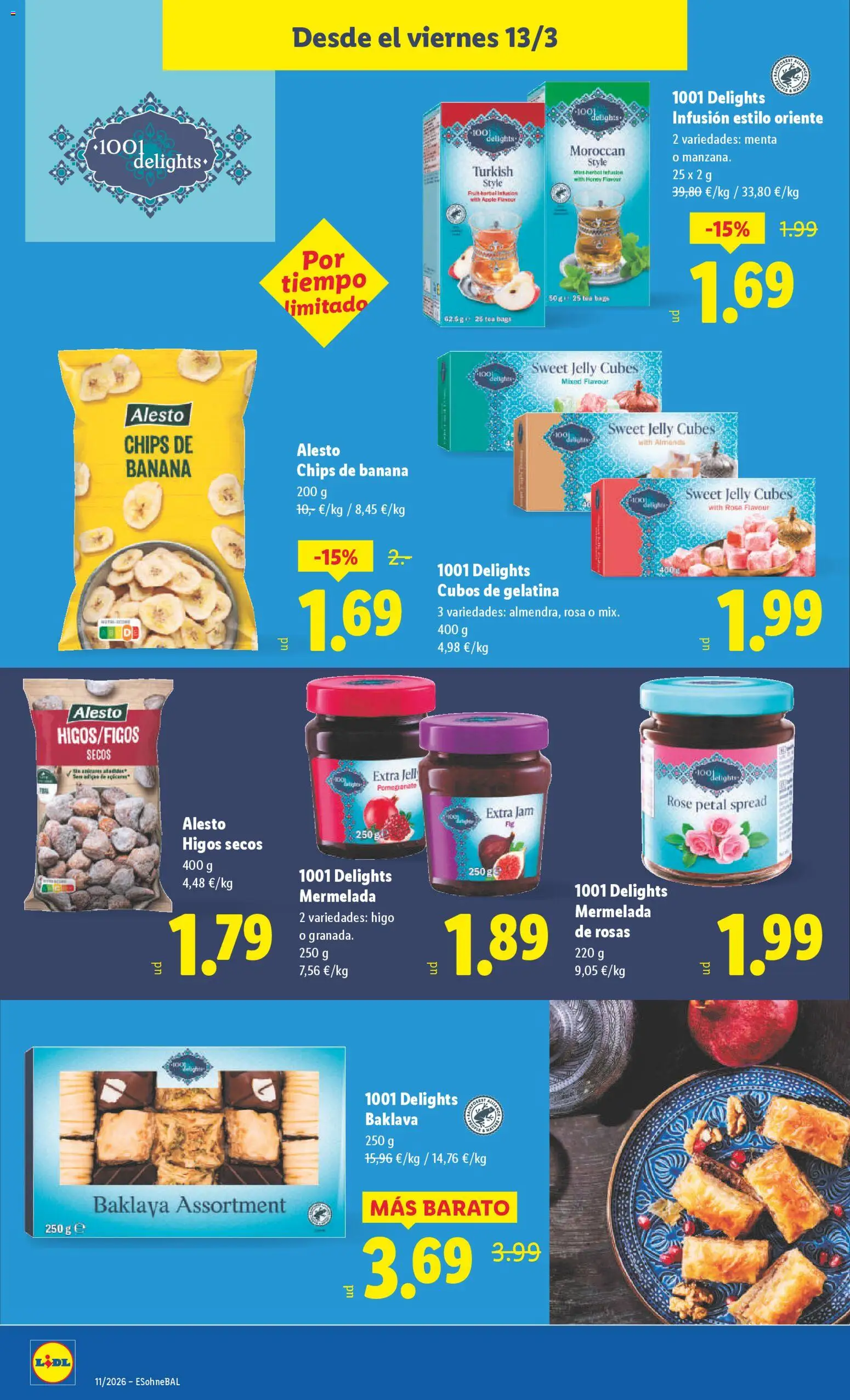 Lidl folleto │ válido desde el 09.03.2026 | Página: 34 | Productos: Gelatina, Té, Apple, Σαντιγύ