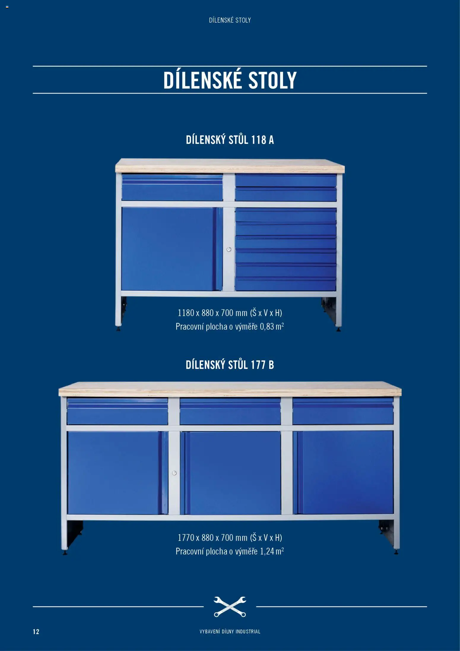 HORNBACH leták - Industrial vybavení dílny od 01.01.2026 | Strana: 12 | Produkty: Stůl