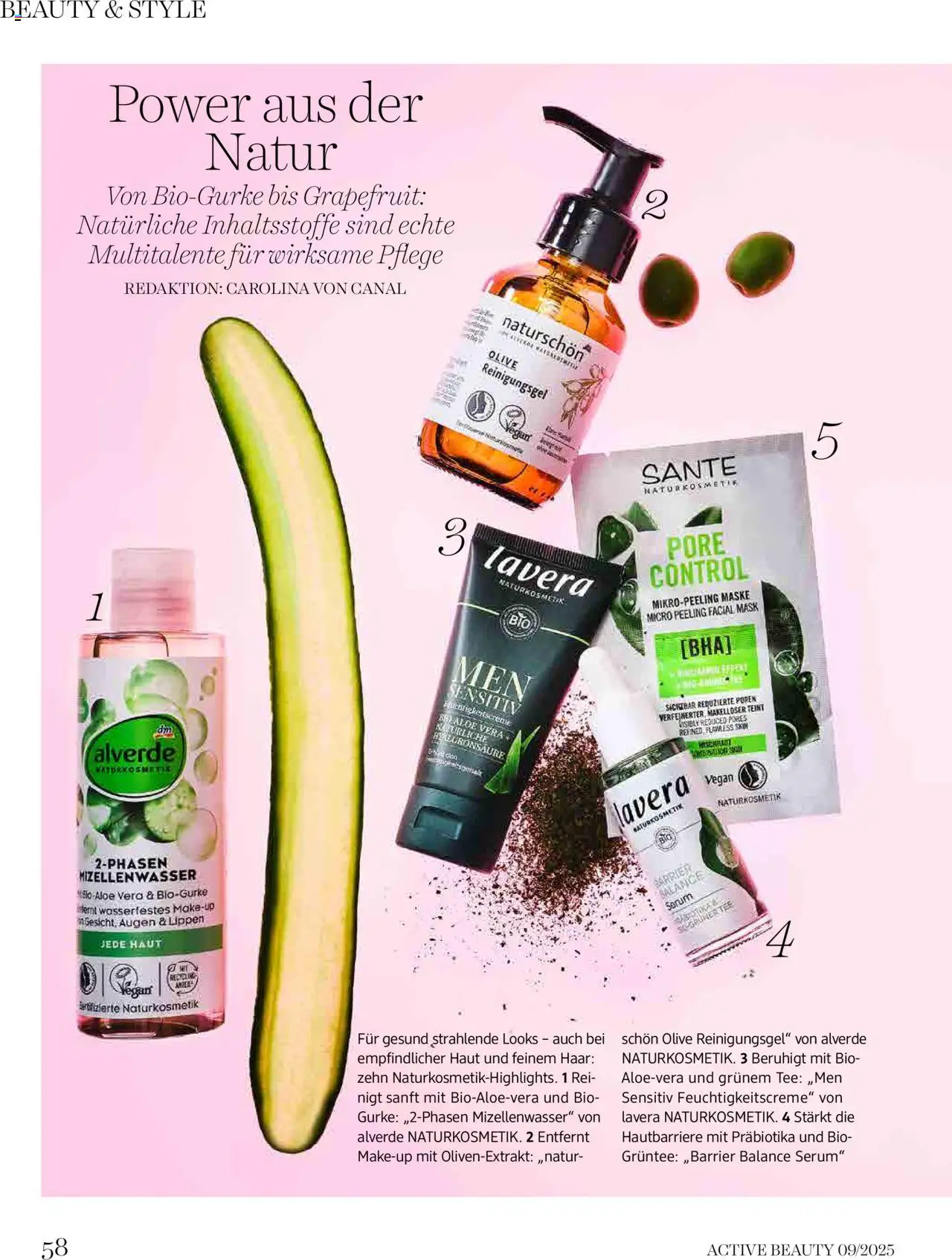 dm drogerie markt Active Beauty Magazin 09/2025 gültig ab 10.09.2025 | Seite: 58 | Produkte: Grapefruit, Maske, Peeling, Mizellenwasser