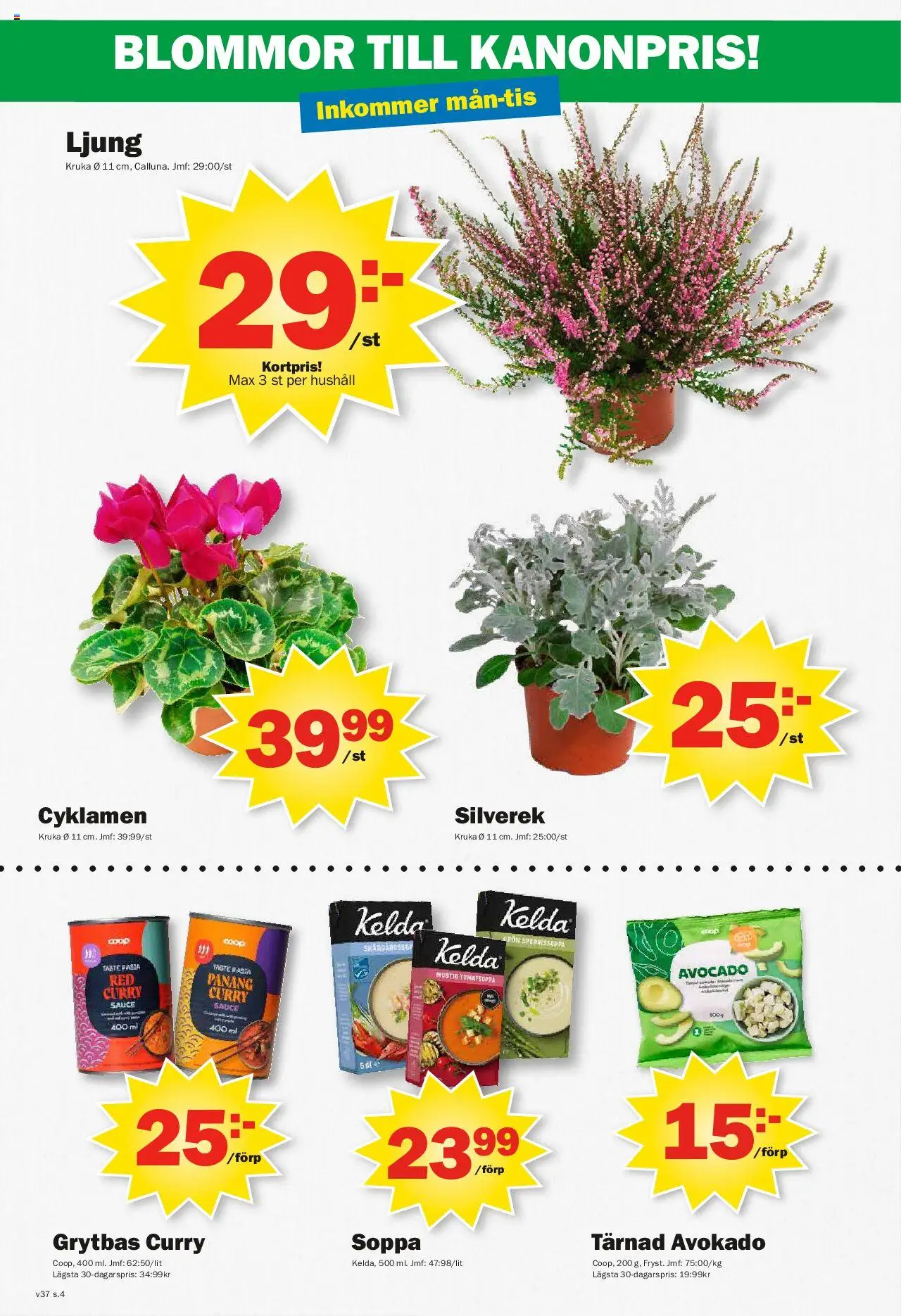 Pekås reklamblad aktuell från 08.09.2025 | Sida: 4 | Produkter: Avocado, Kruka, Soppa