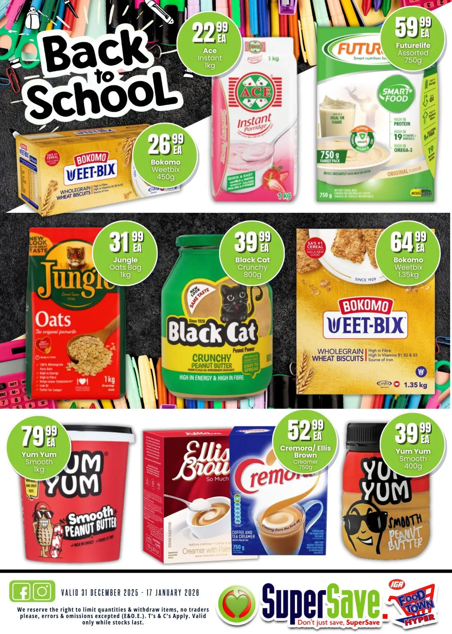 New Super Save catalogue – valid from 31.12.2025 | Page: 6 | Products: Detergente líquido, Vitamins, Tea, Peanut butter