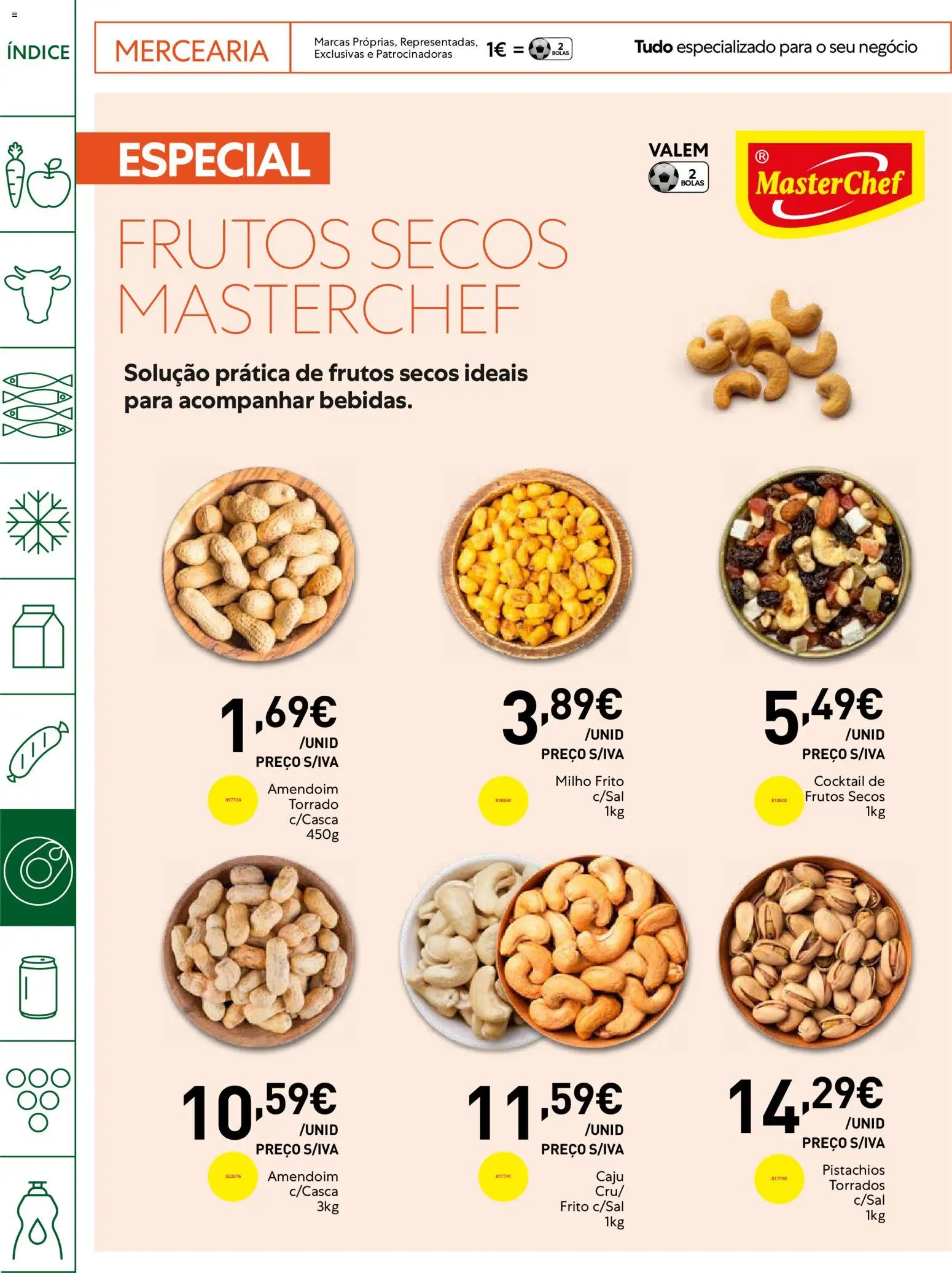 Recheio Horeca │ válido de 14.04.2026 | Página: 20 | Produtos: Milho