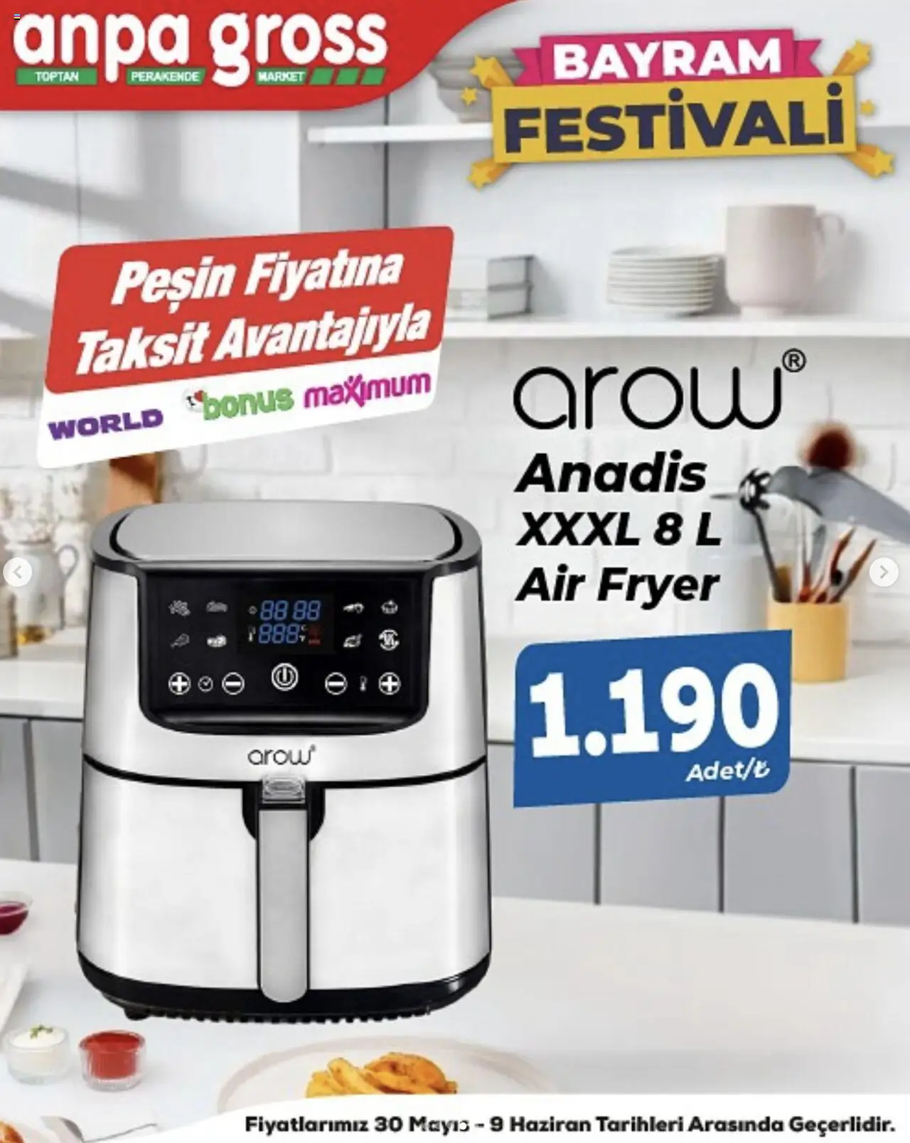 Anpa Gross Airfryer Fırsatları - 30.05.2025 tarihinden itibaren geçerlidir | Sayfa: 4