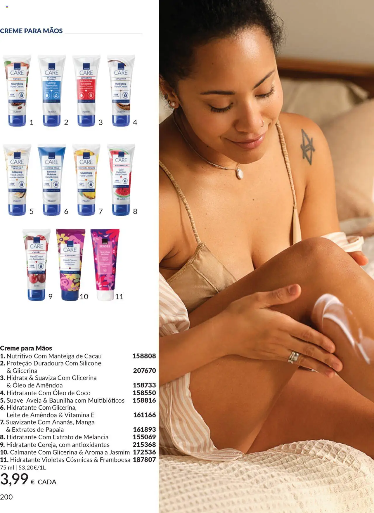 Catálogo Avon Campanha 10 │ válido de 01.10.2025 | Página: 200 | Produtos: Aveia, Leite, Óleo, Creme