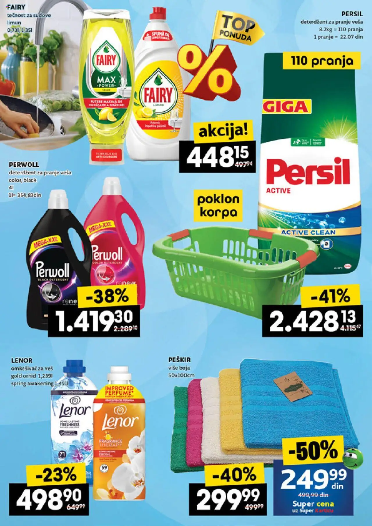 Roda katalog - važi od 11.09.2025 | Strana: 16 | Proizvode: Korpa, Peškir, Limun, Persil