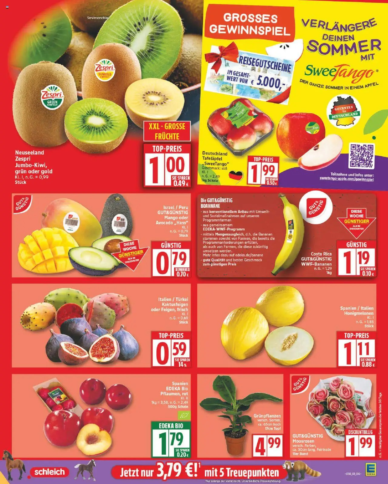Edeka Prospekt 	 - gültig ab dem 25.08.2025 | Seite: 3 | Produkte: Äpfel, Bananen, Avocado, Mango