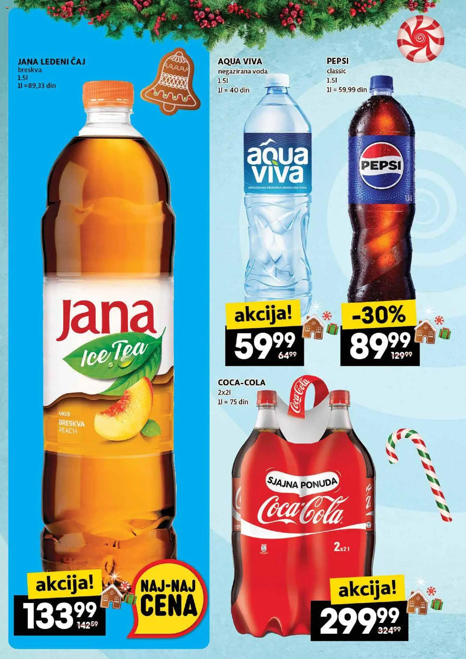 Idea katalog - važi od 25.12.2025 | Strana: 26 | Proizvode: Coca Cola, Voda, Mineralna voda, Čaj