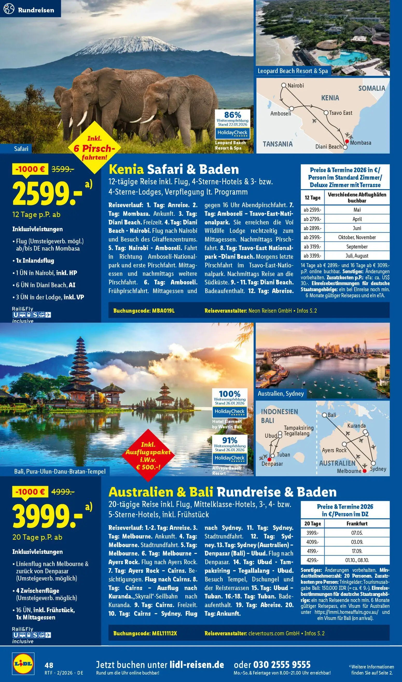 Lidl Reisen Prospekt 	 – gültig ab 14.02.2026 | Seite: 48 | Produkte: HP, Rock, Uhr