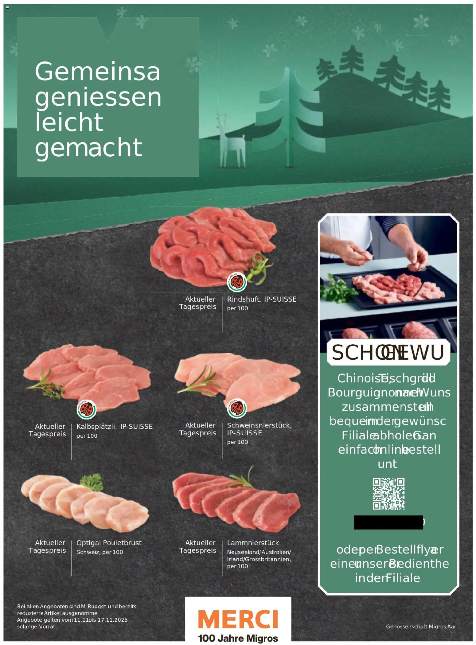 Migros Magazin – gültig ab 10.11.2025 | Seite: 45 | Produkte: Pouletbrust