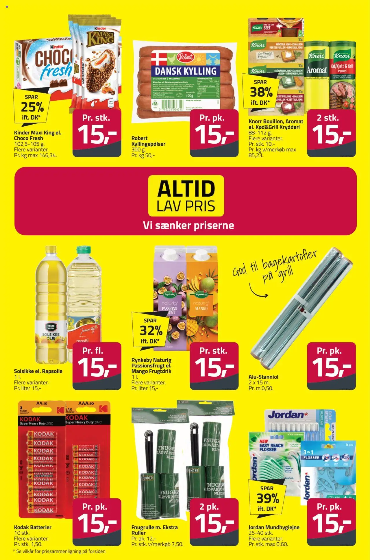 Fleggaard Tilbudsavis gyldig fra 09.07.2025 | Side: 19 | Produkter: Mango, Rapsolie, Te, Kyllingepølser