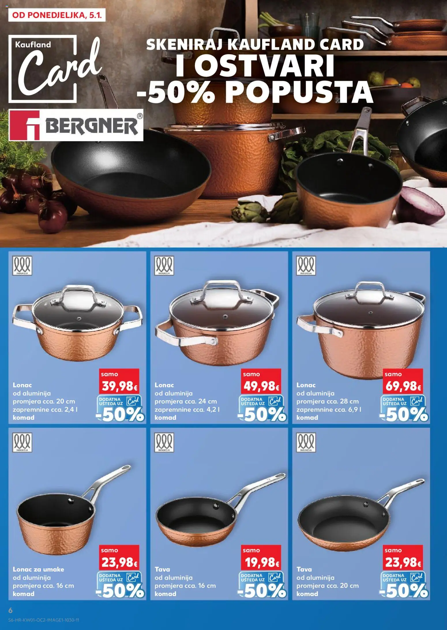 Kaufland katalog | vrijedi od 02.01.2026 | Stranica: 6 | Proizvodi: Pan, Tava, Lonac