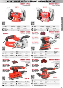 Náhled letáku Hecht katalog - Podzim - zima 2025 od 01.09.2025 | Strana: 107 | Produkty: Stolní bruska, Drážkovací fréza, Bruska, Adaptér