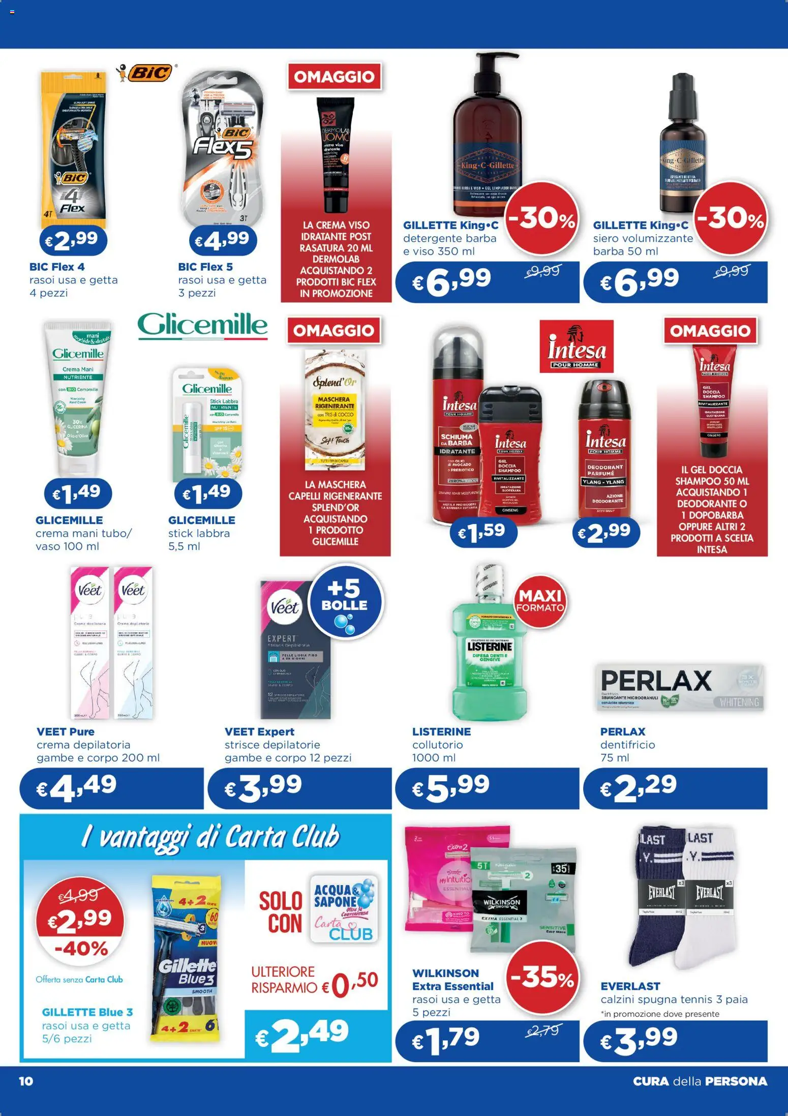 Volantino Acqua e Sapone del 18.03.2026 | Pagina: 10 | Prodotti: Maschera, Birra, Crema viso, Calzini