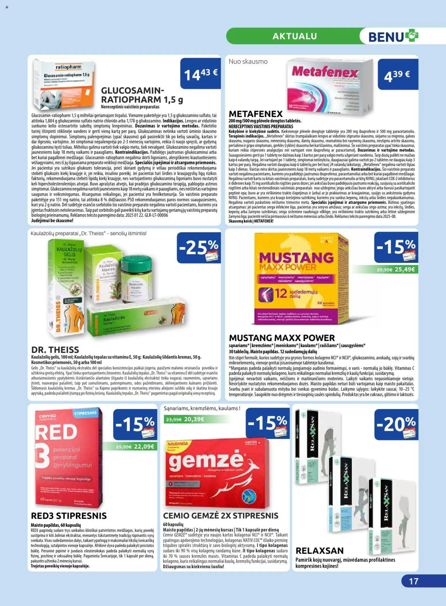 BENU akcijos nuo 01.04.2026 | Puslapis: 17